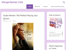 Tablet Screenshot of mangamaniaccafe.com